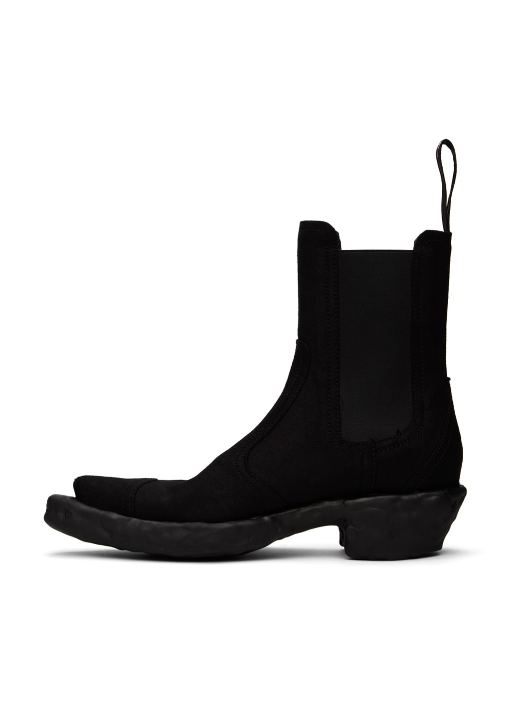 Black Venga Denim Boots - 3