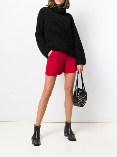 REDValentino side buttoned fastening shorts outlook