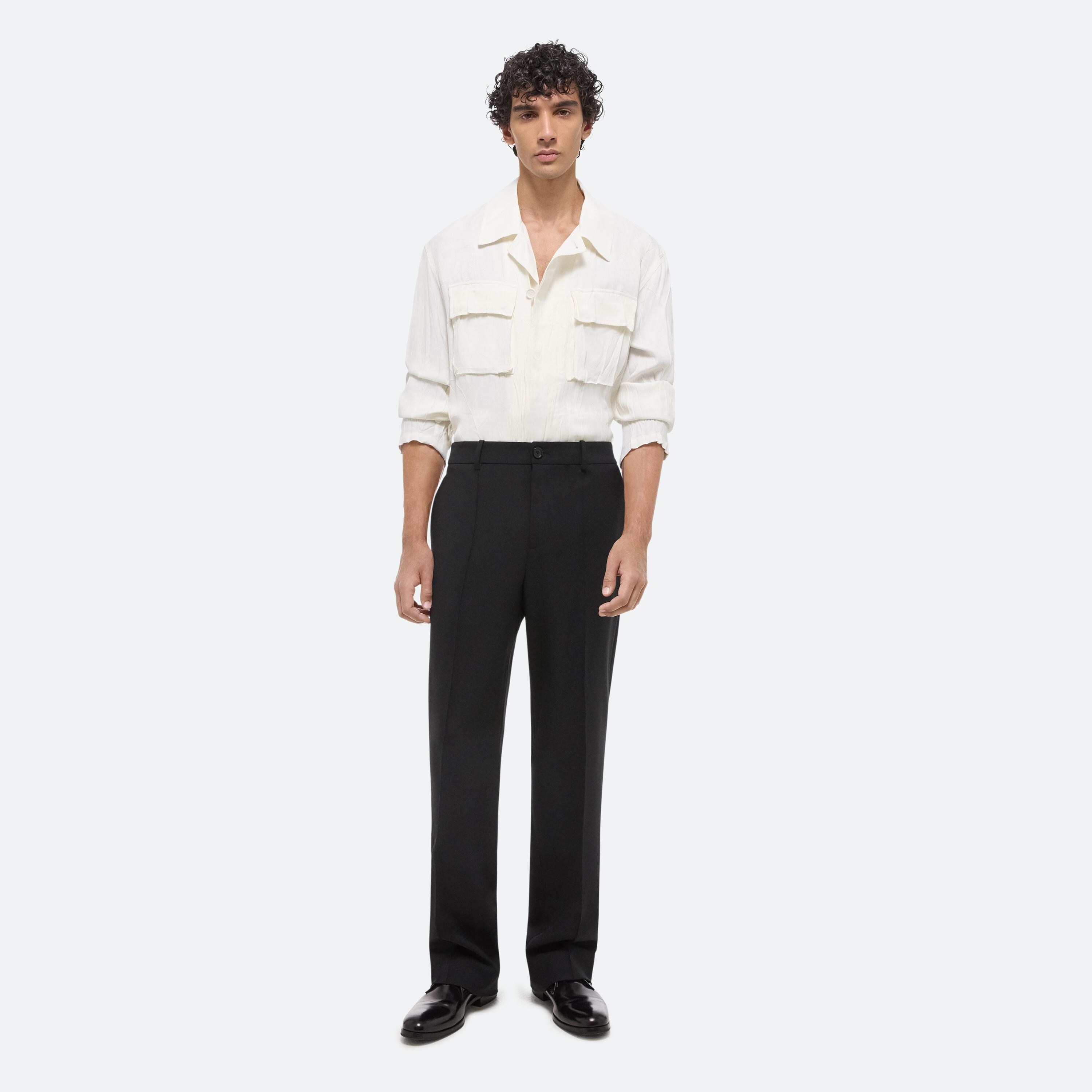 RELAXED TROPICAL WOOL TROUSER - 2