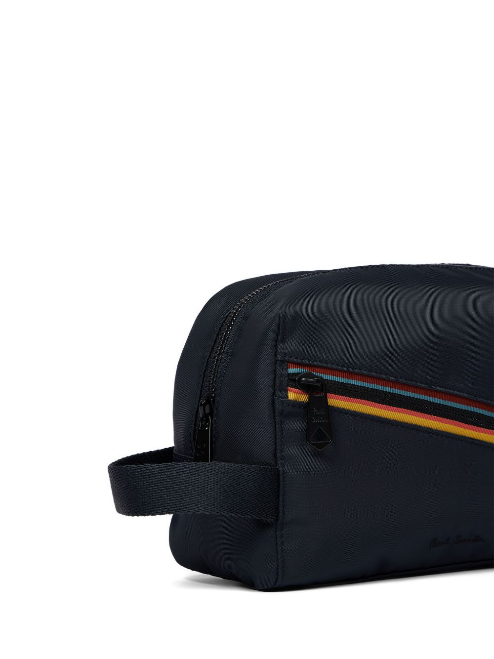 stripe-detail wash bag - 4