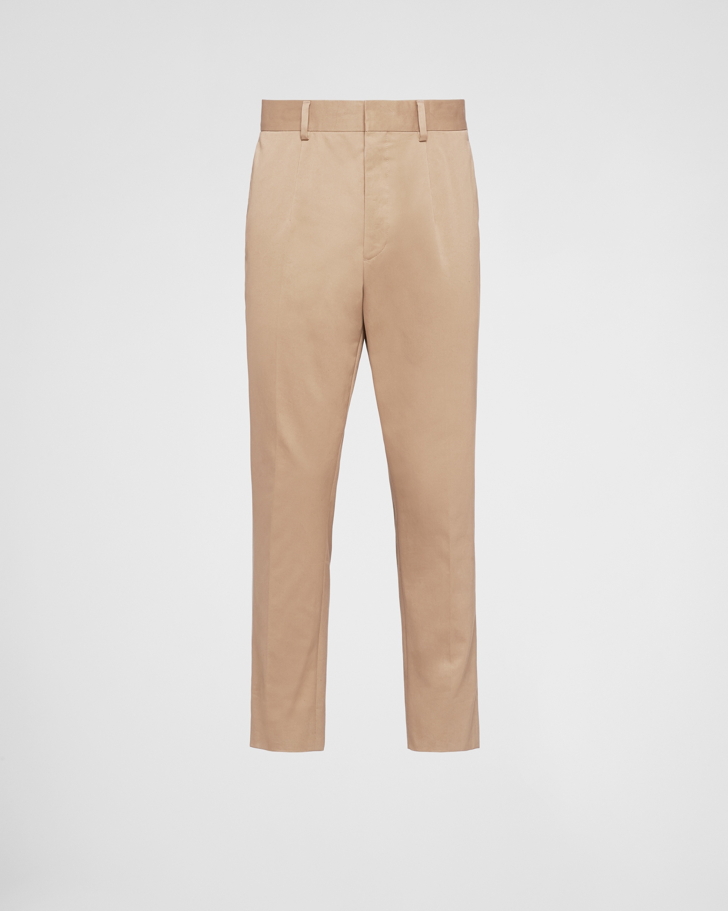 Cotton gabardine pants - 1