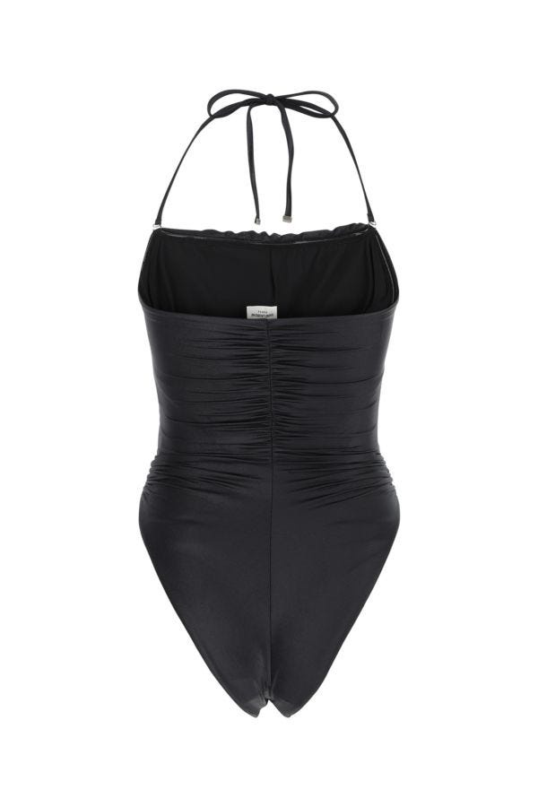 Saint Laurent Woman Black Stretch Nylon Swimsuit - 2