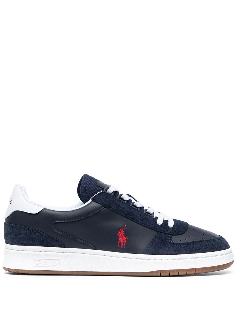 Court suede trim sneakers 1