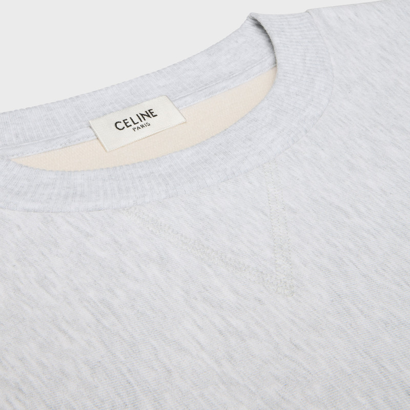 oversized crewneck sweater IN cotton fleece 3