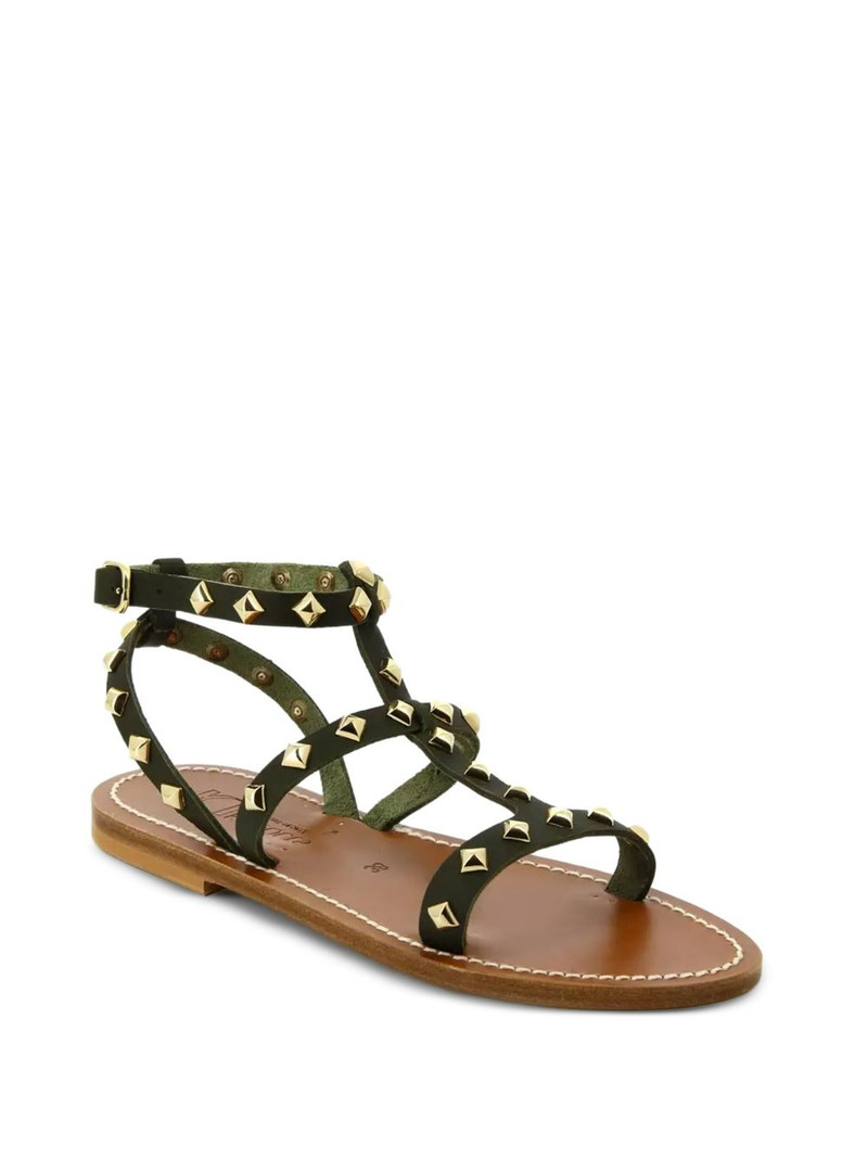 K.JACQUES Arelatepyr studded flat sandals outlook