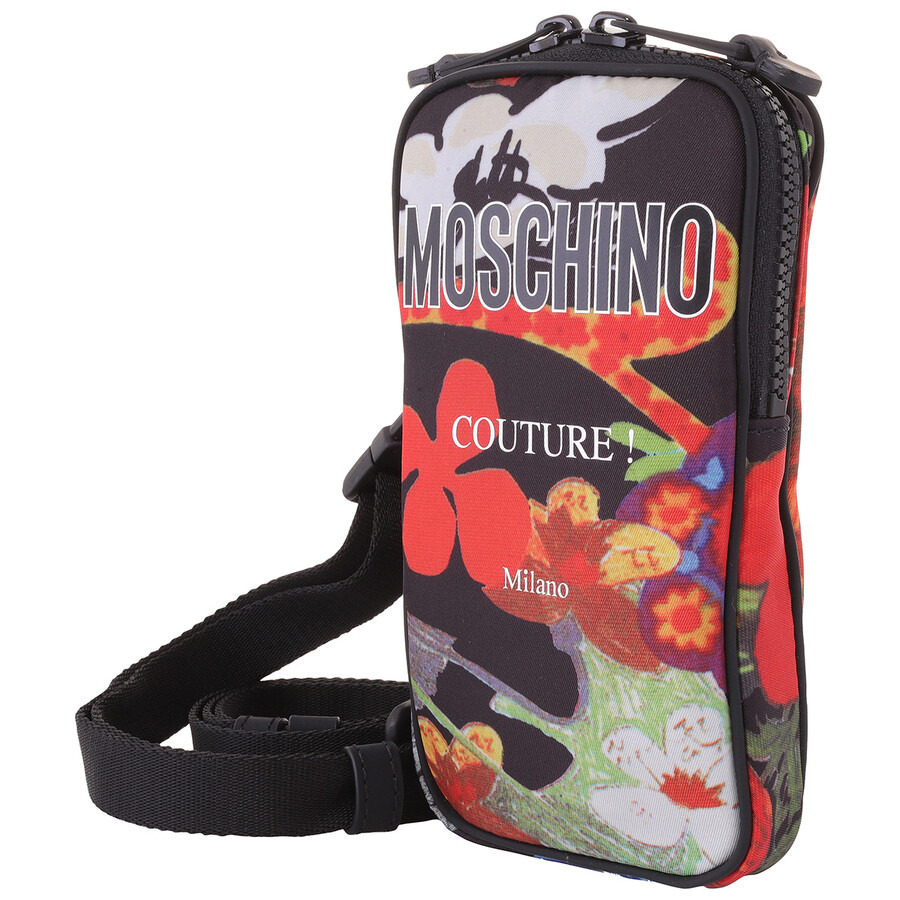 Moschino Allover Flowers Printed Phone Pouch - 3