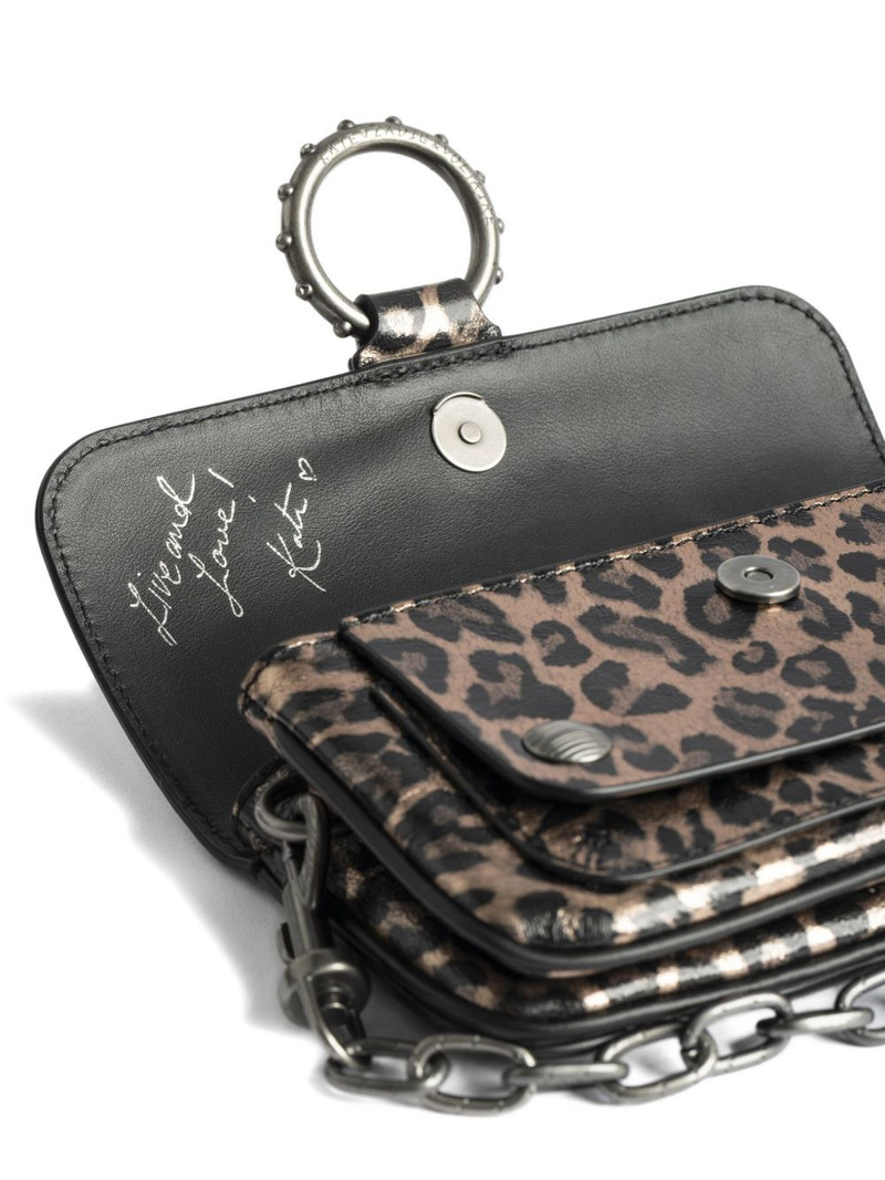 Kate leopard-print clutch 4