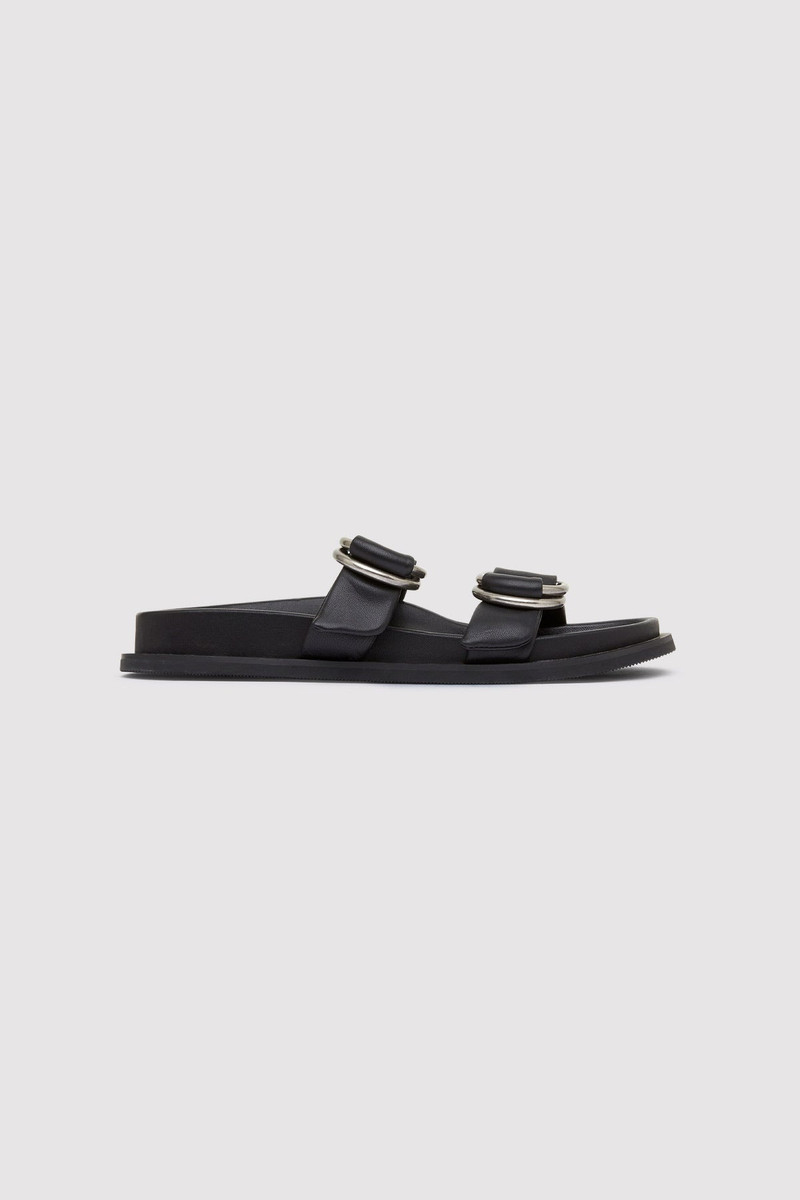 Ring Detail Slide - Black 5