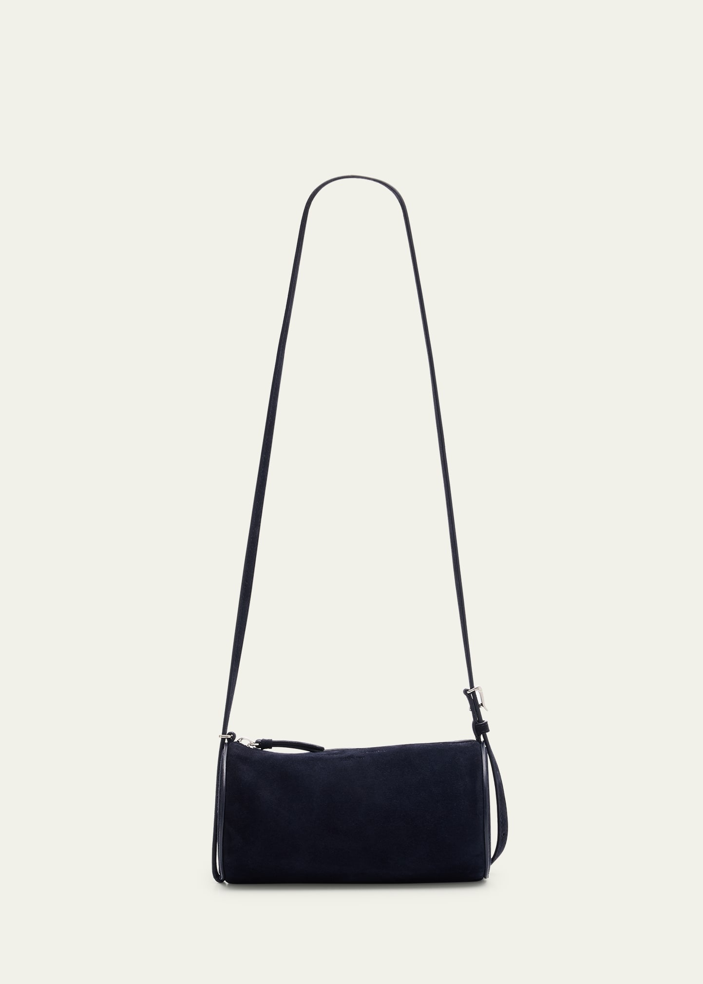 Medium Silo Suede Crossbody Bag - 1