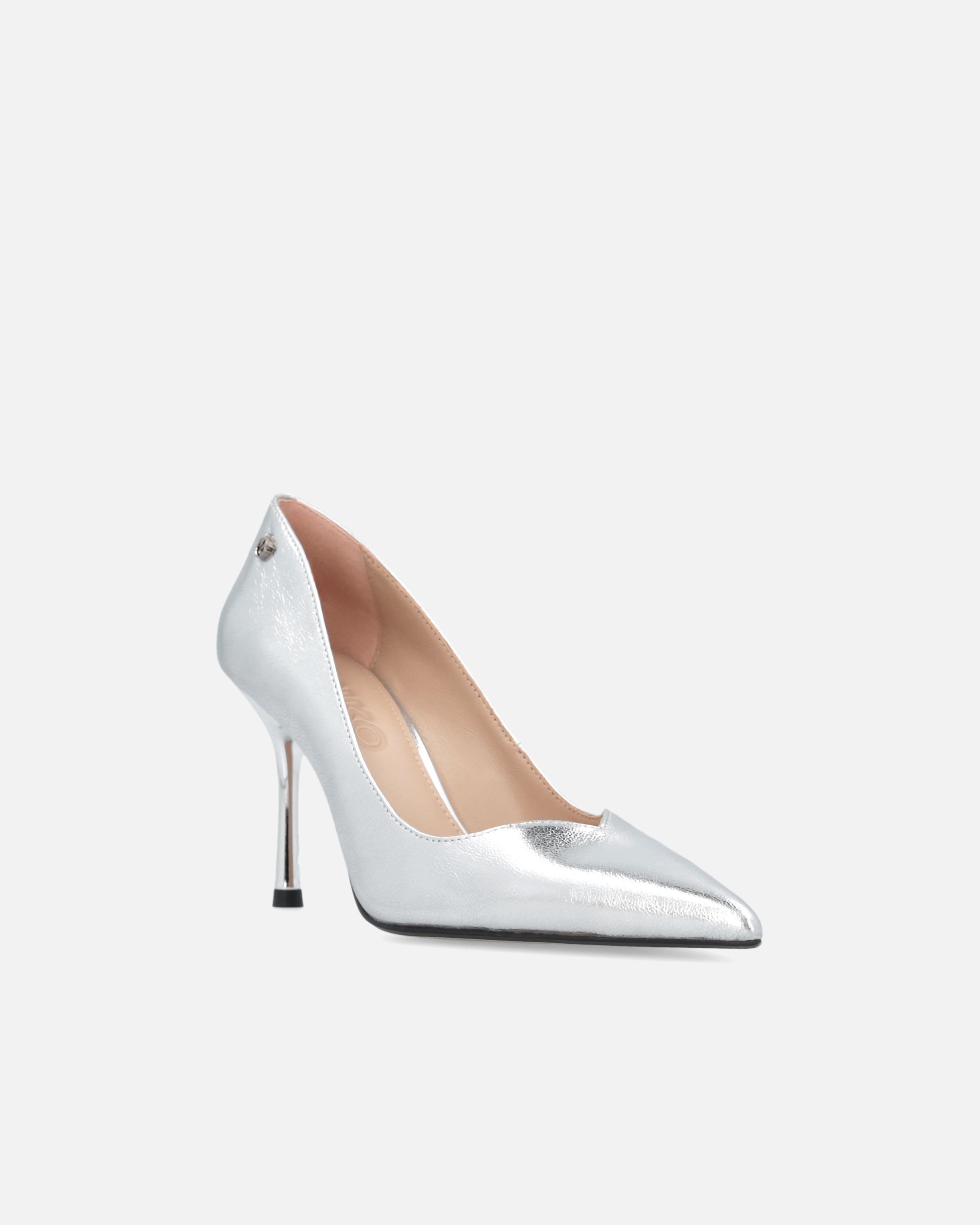 LAMINATED POINTED NAPPA LEATHER SHOES WITH HEEL - 2