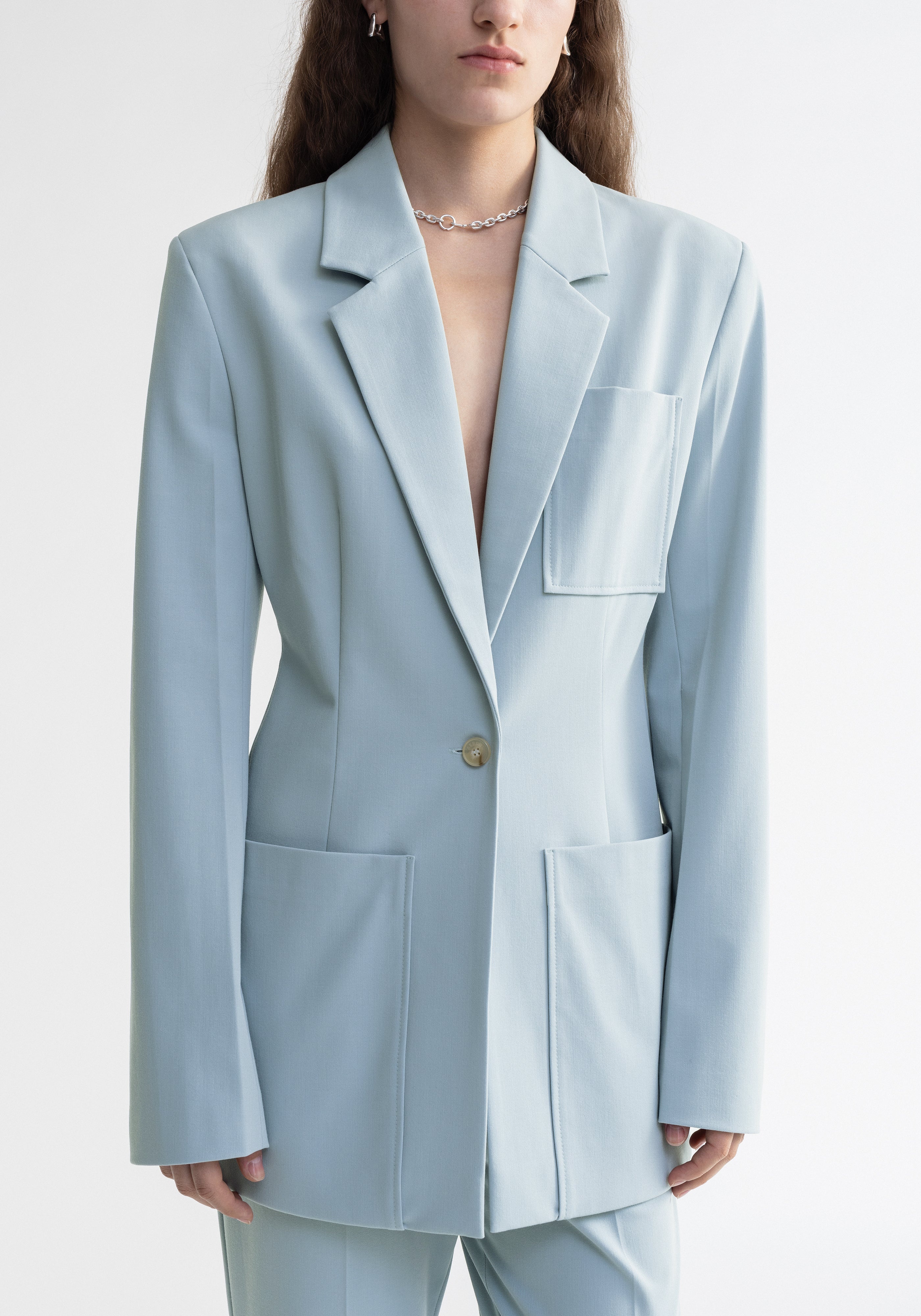 MILA
Waisted blazer with oversized pockets - 2