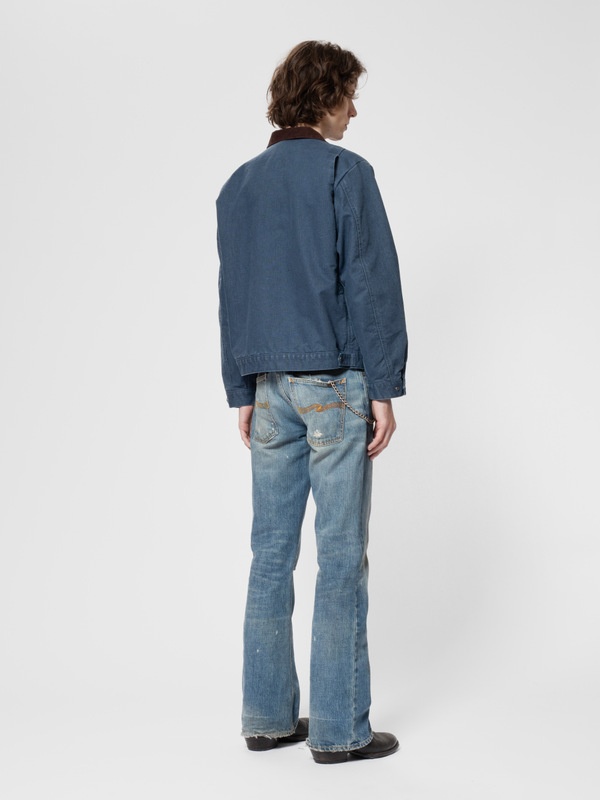 Blake Zip Jacket Canvas Blue - 3