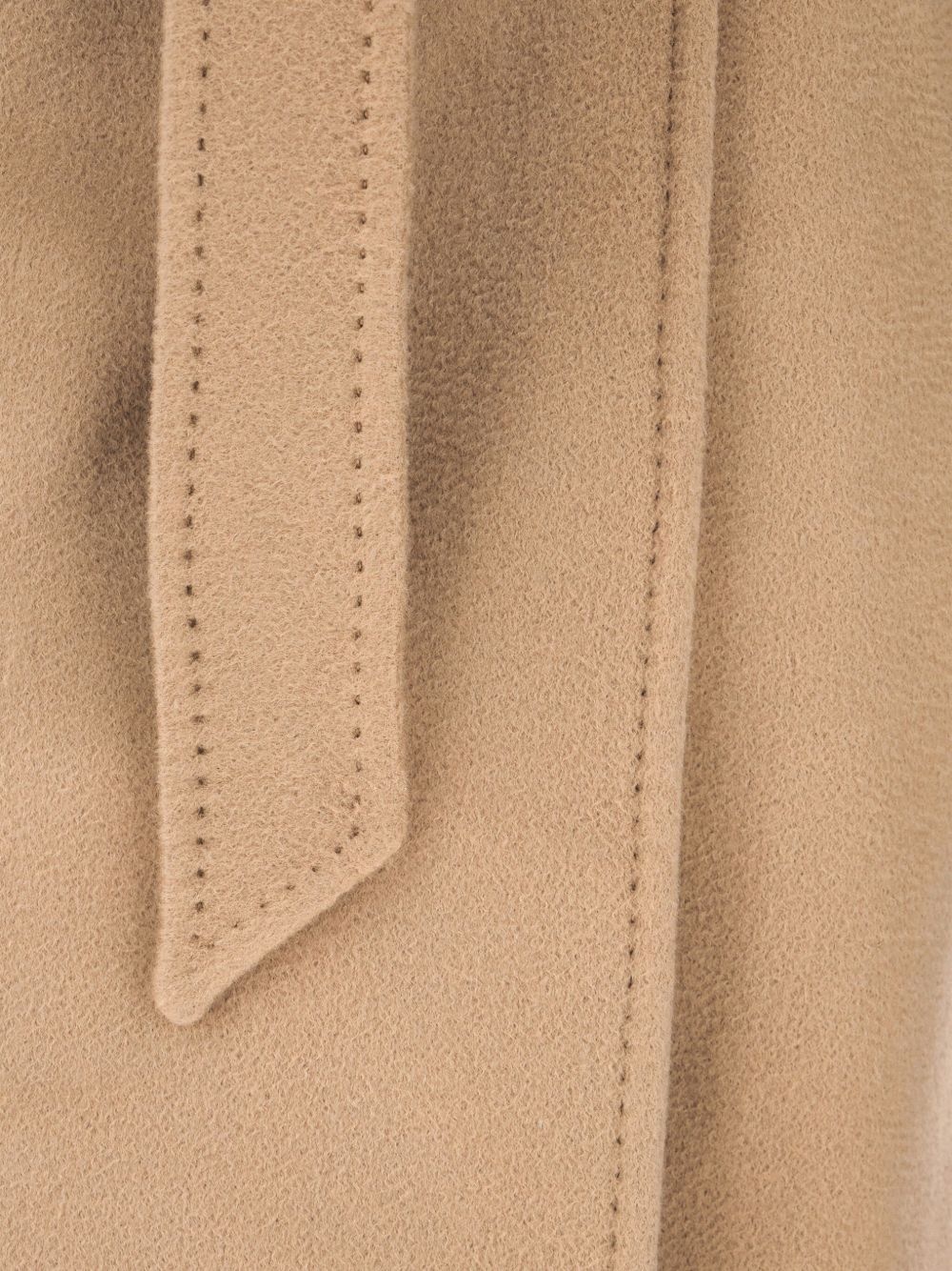 belted wool coat - 3