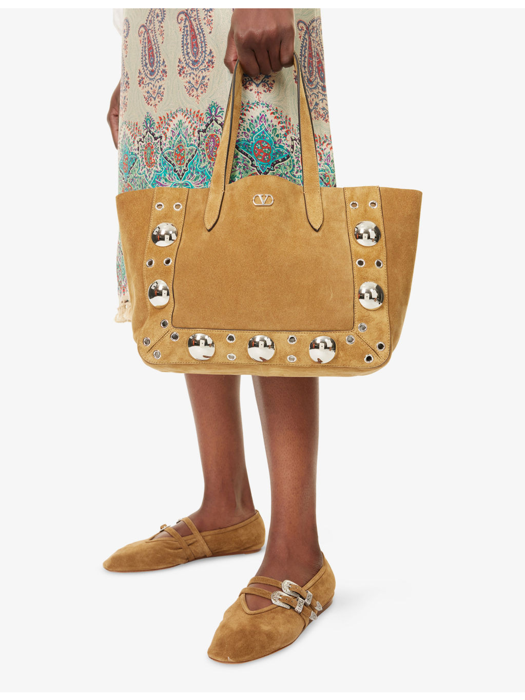 Nellcôte Small Suede Tote Bag - 2
