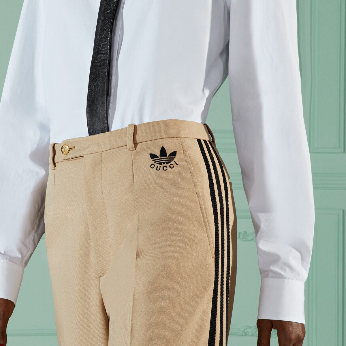 adidas x Gucci fluid drill pant - 4