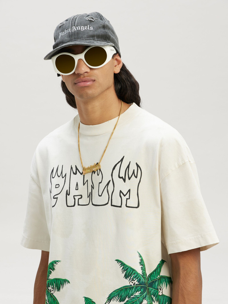 Palm Angels Ripped Logo Cap outlook
