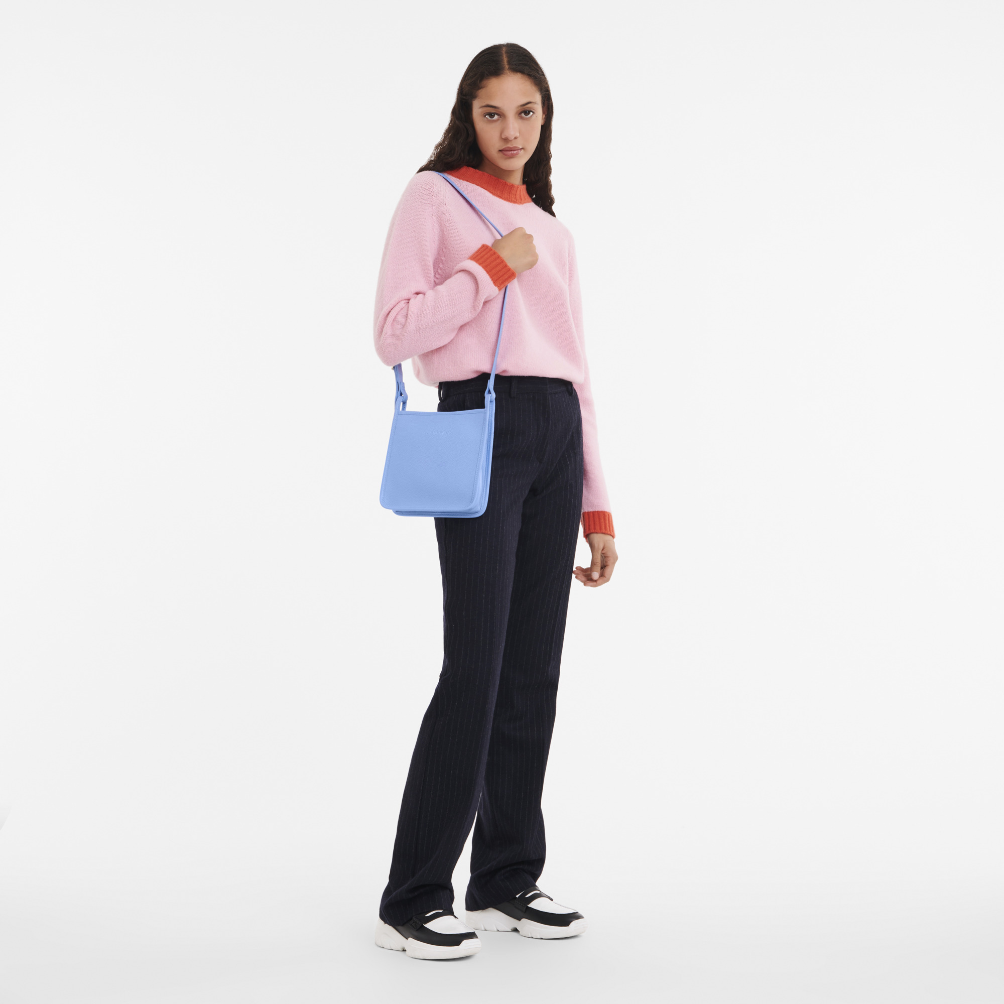 Le Foulonné S Crossbody bag Cloud Blue - Leather - 2
