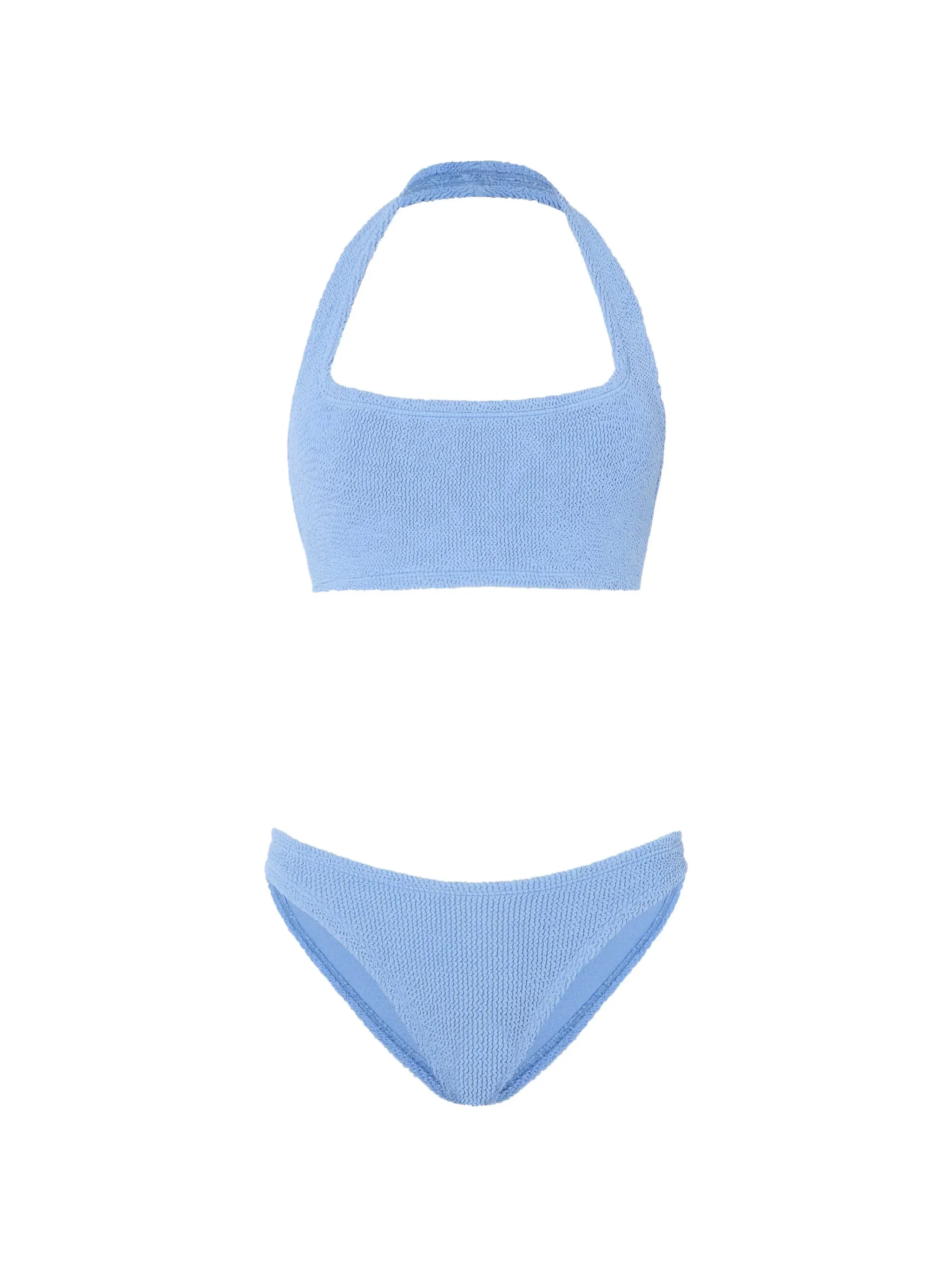 Hunza G Sandy Halterneck Bikini (set Of Two) - 1