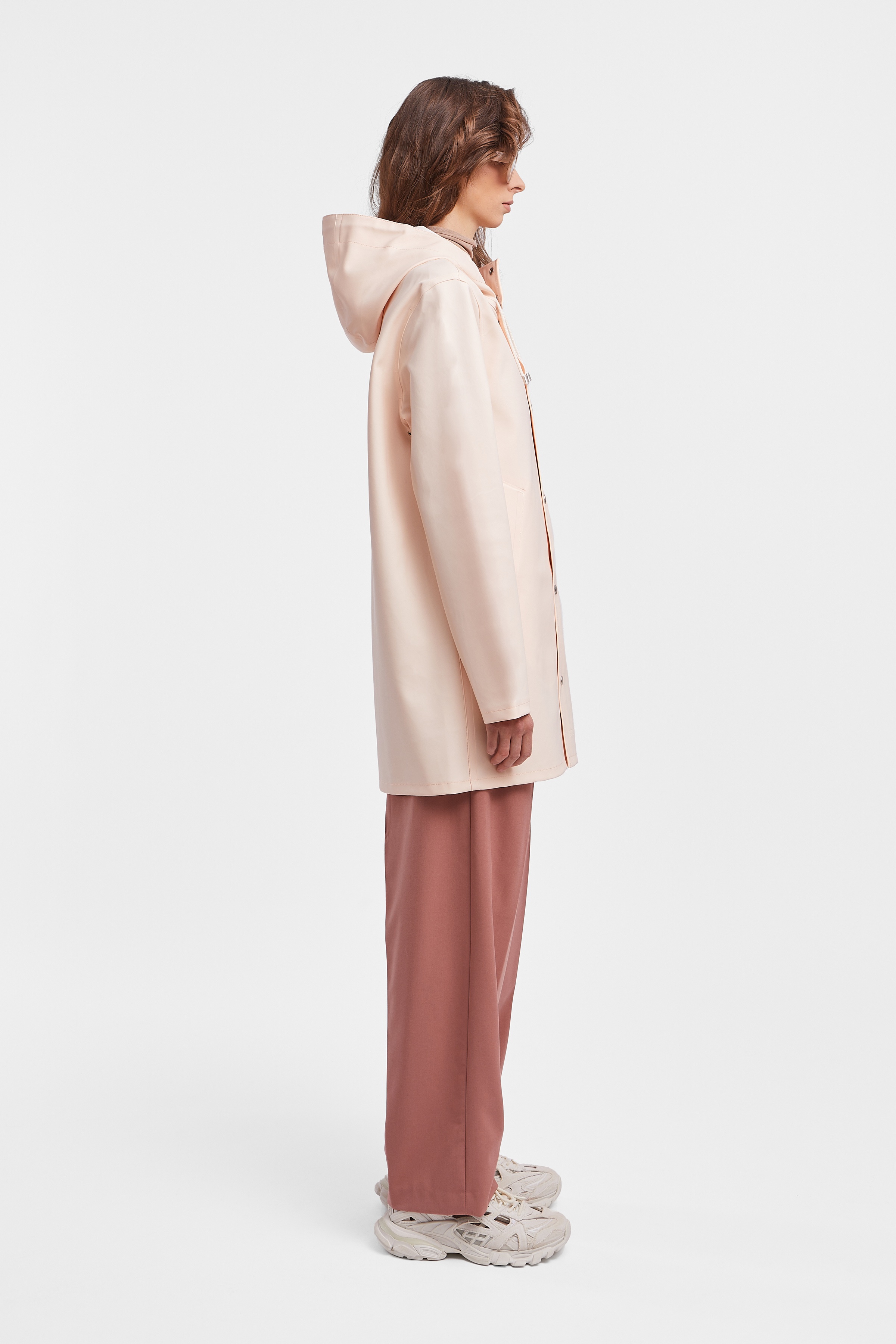 Stockholm Women Raincoat Peach - 3