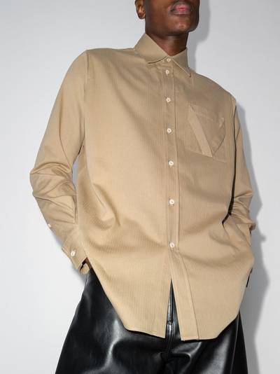 Bottega Veneta herringbone long-sleeve shirt outlook