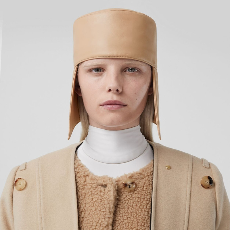 Burberry Lambskin Trapper Hat outlook