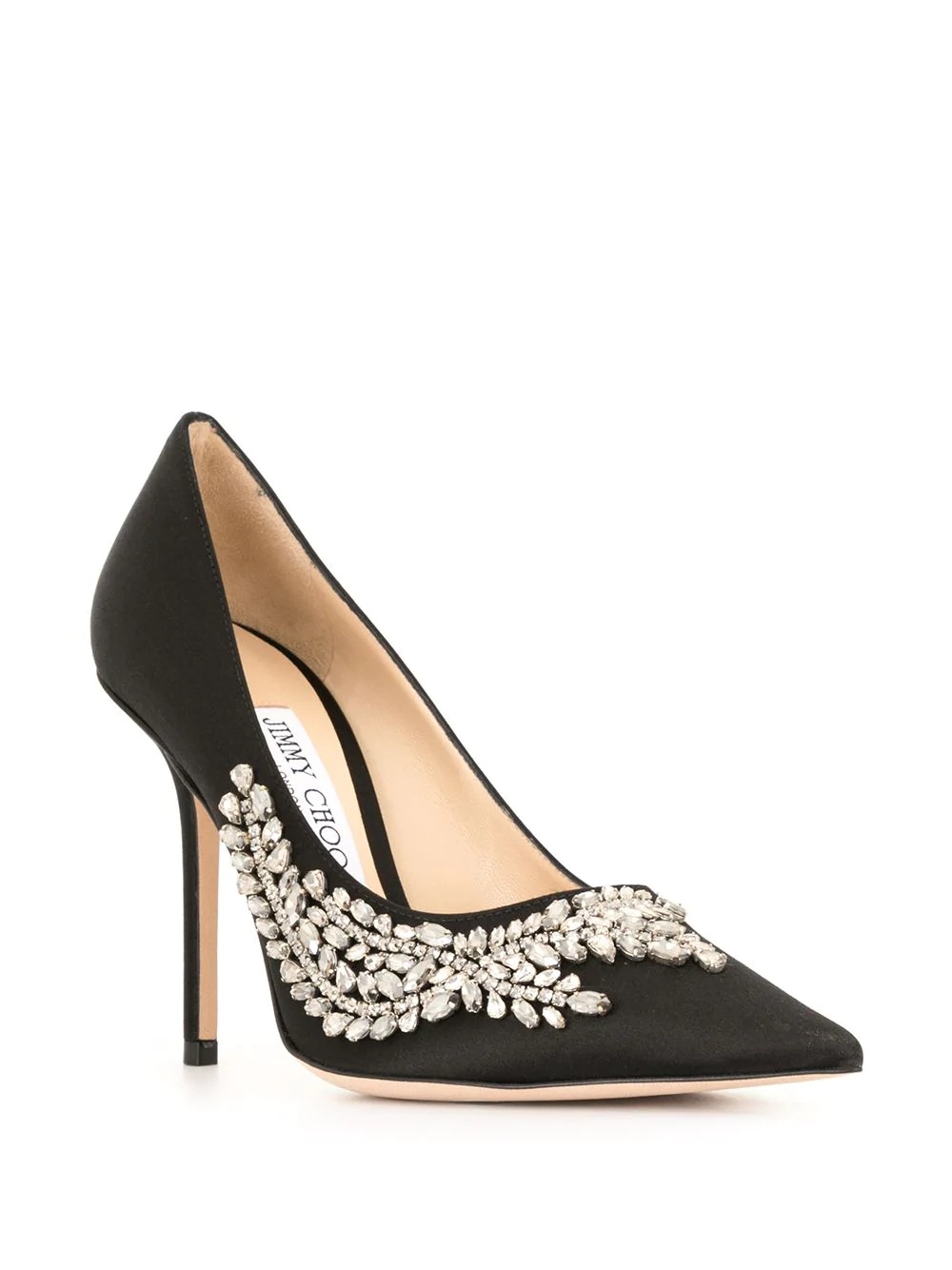 Love 100 crystal-embellished pumps - 2