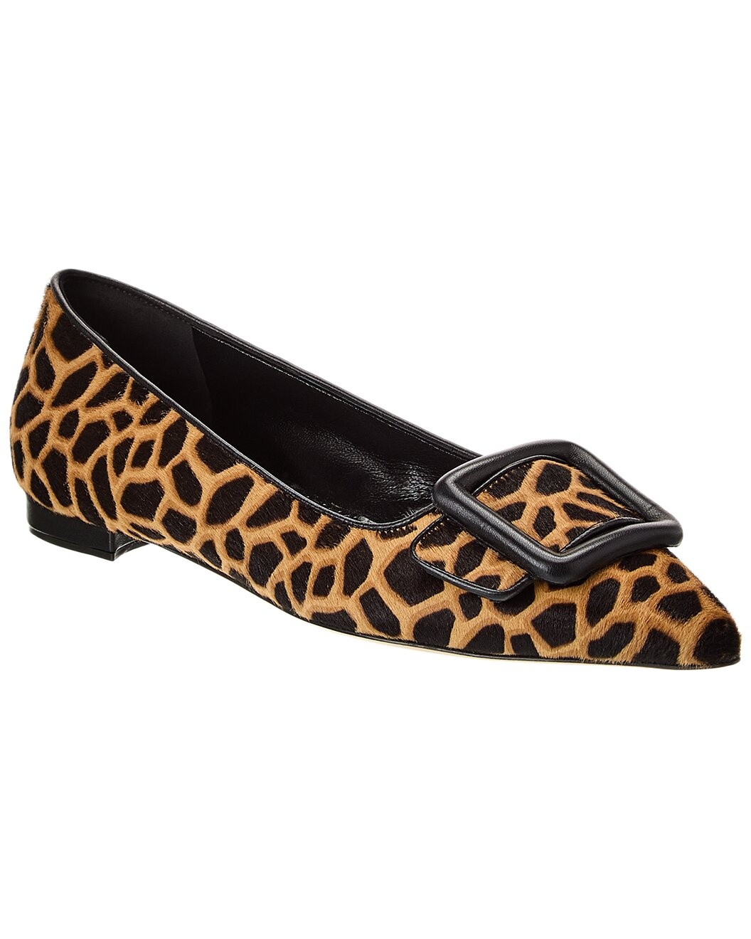 Manolo Blahnik Maysale Haircalf Flat - 1