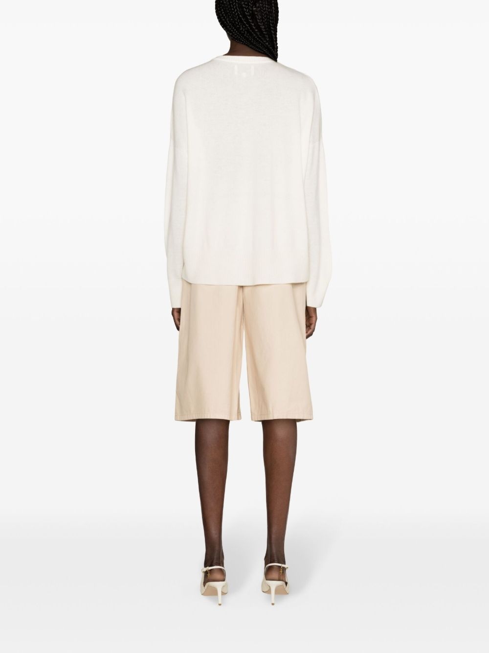 crew-neck cashmere jumper - 4