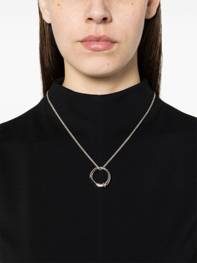 Jil Sander ring pendant necklace outlook