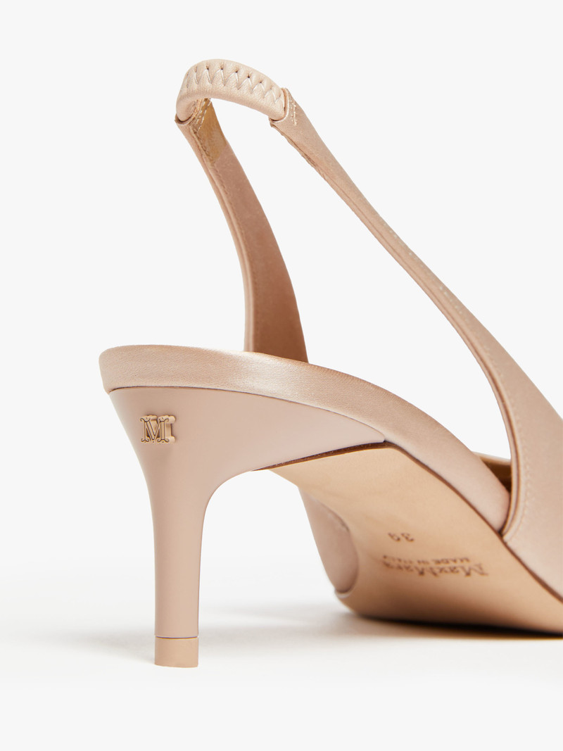 SLINGRASO Satin slingbacks 5
