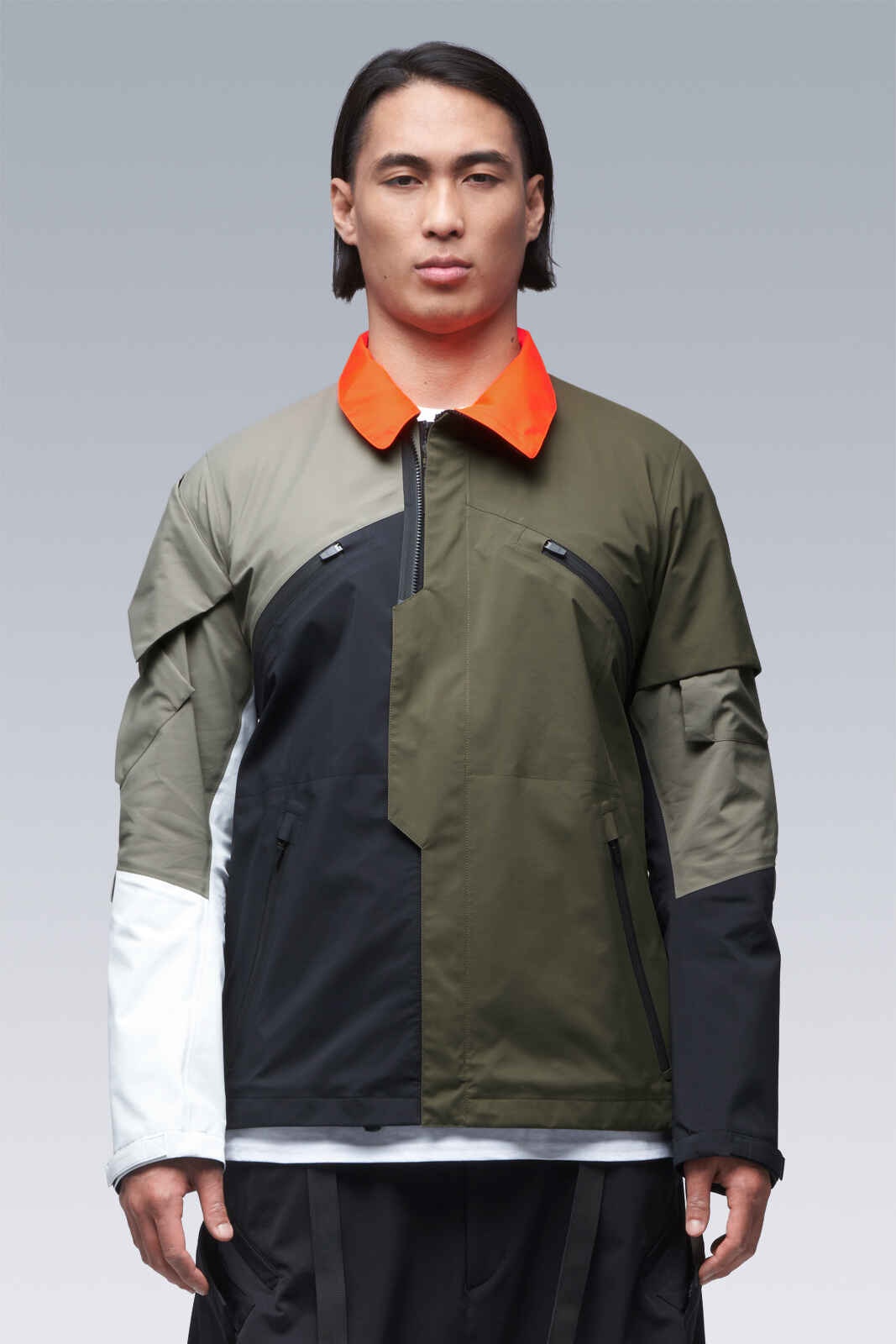 J1B-GT-MULTI Multi RAF Green (2 hoods: RAF Green & Hi-Vis Orange) - 52