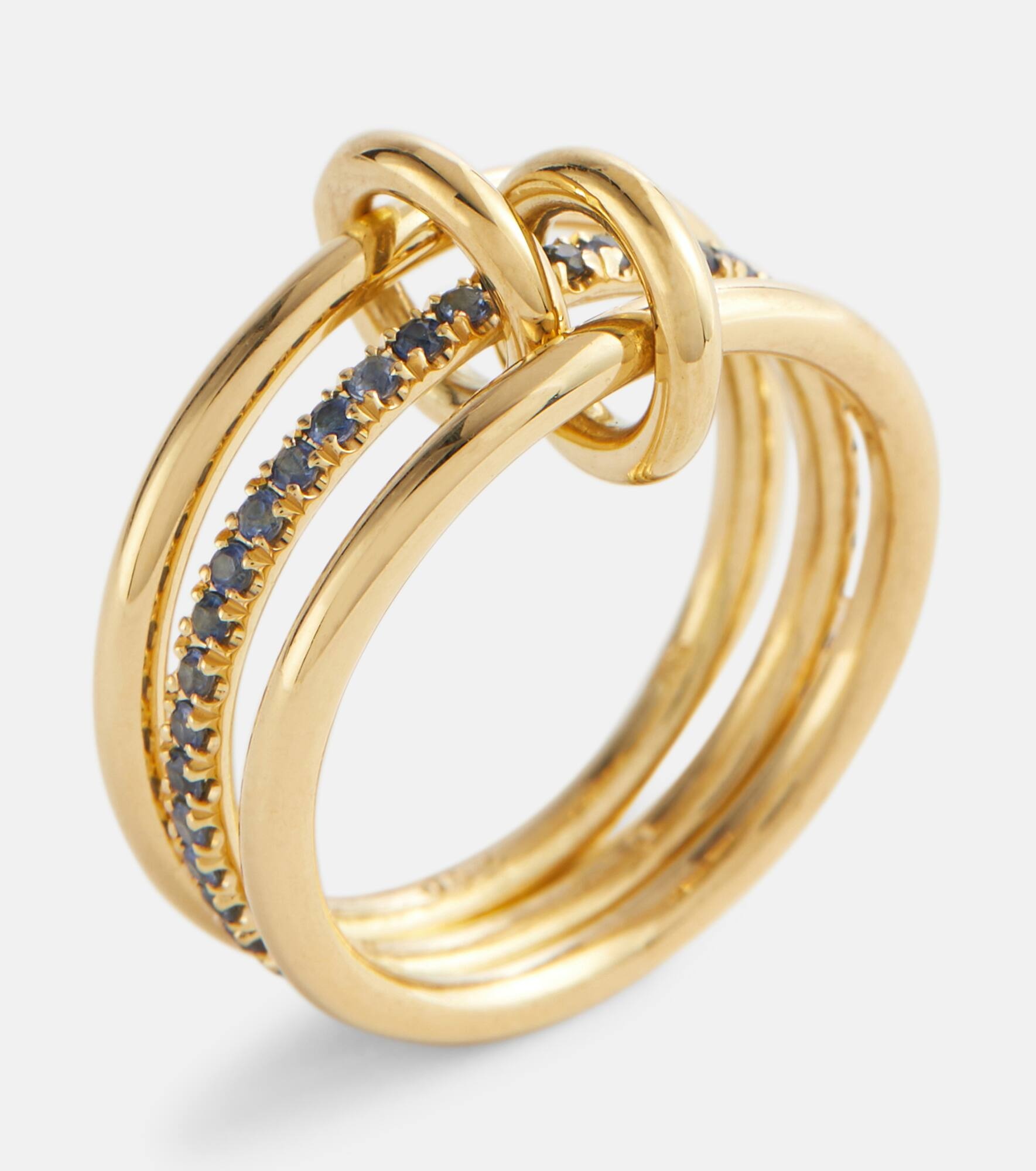 Sonny 18kt yellow gold and sapphire ring - 6
