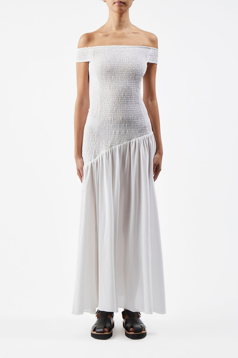 GABRIELA HEARST Veloso Dress in Silk Linen outlook