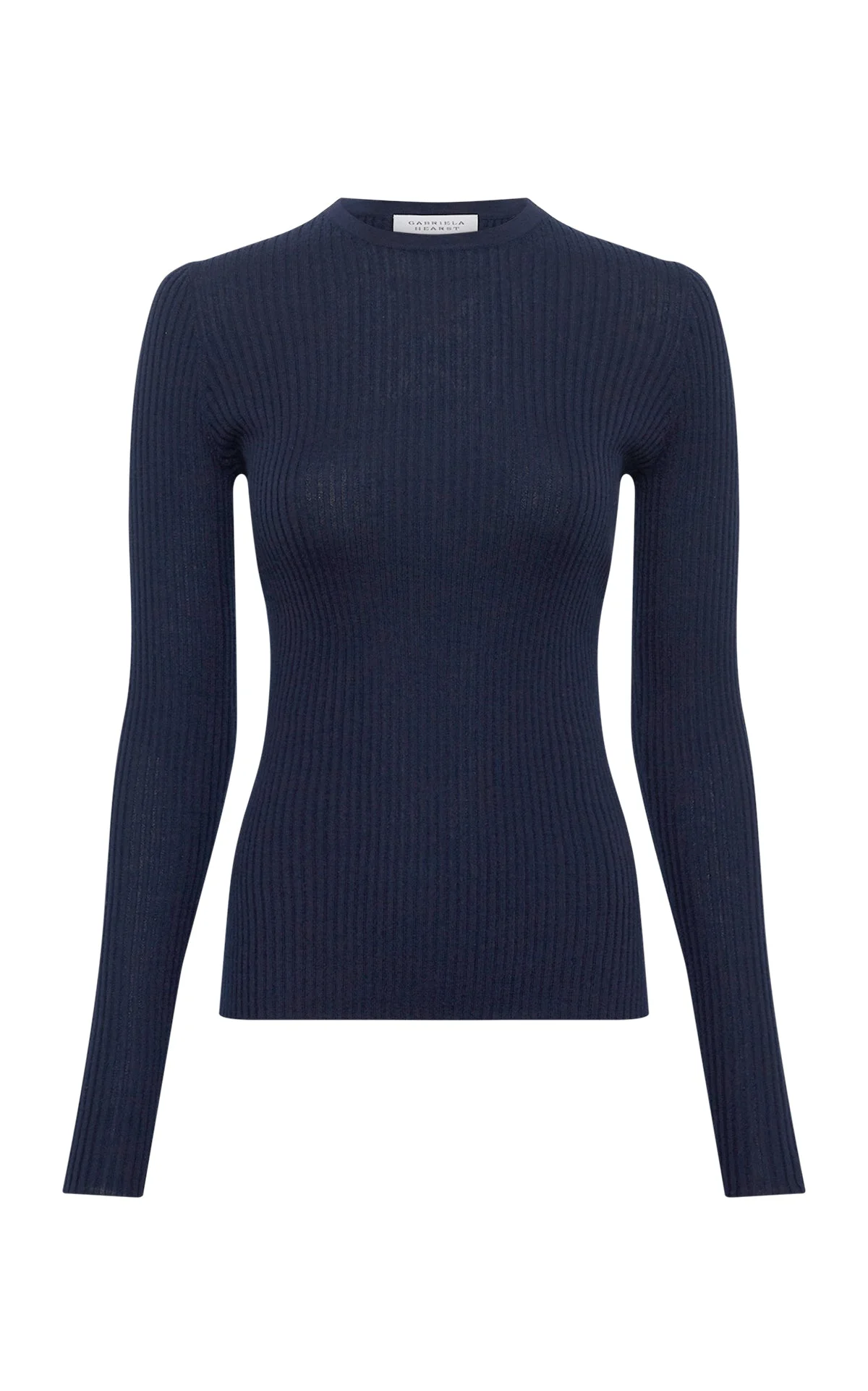 Browning Knit Sweater in Electric Navy Cashmere Silk - 1
