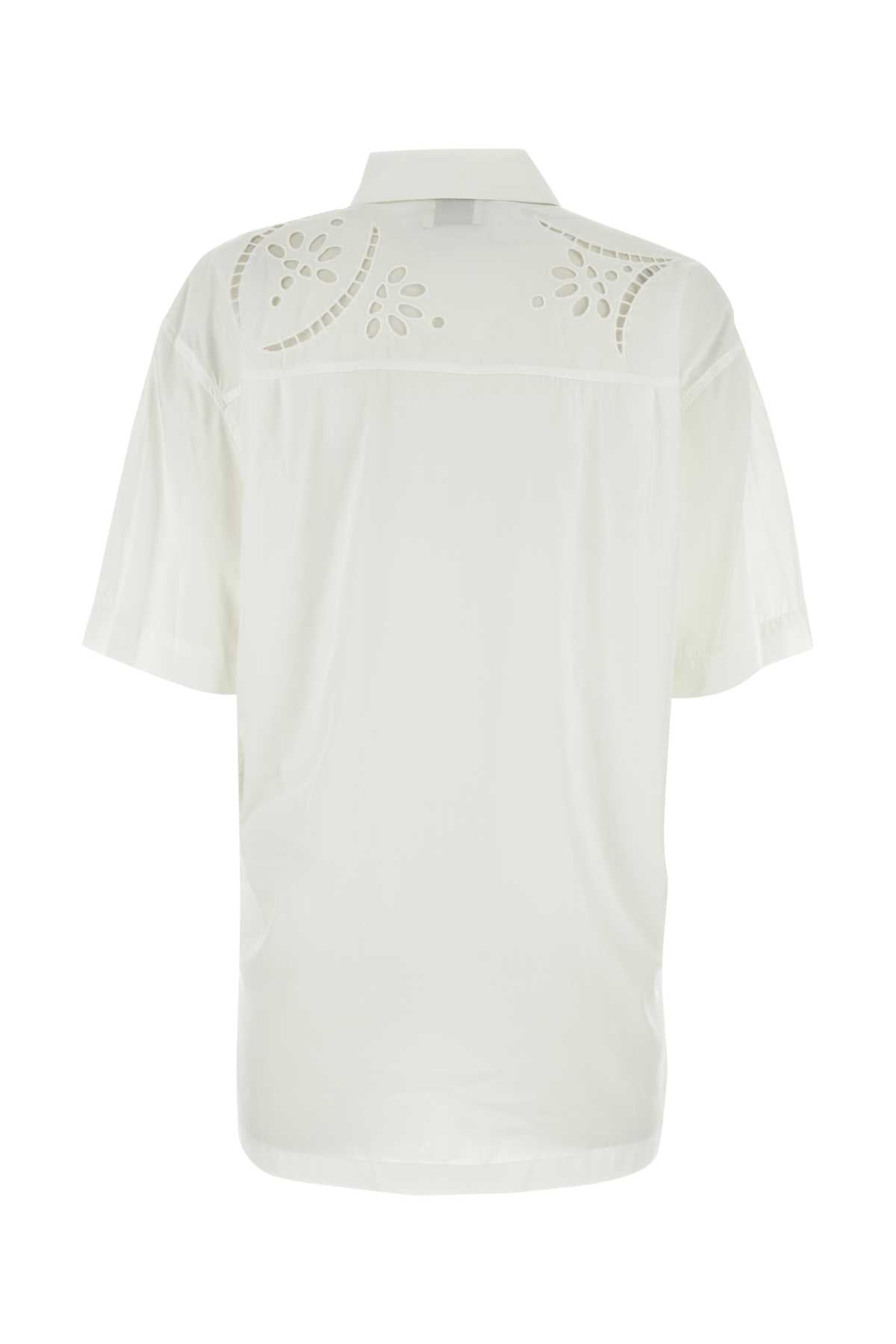 Isabel Marant Women White Modal Blend Bilya Shirt - 2