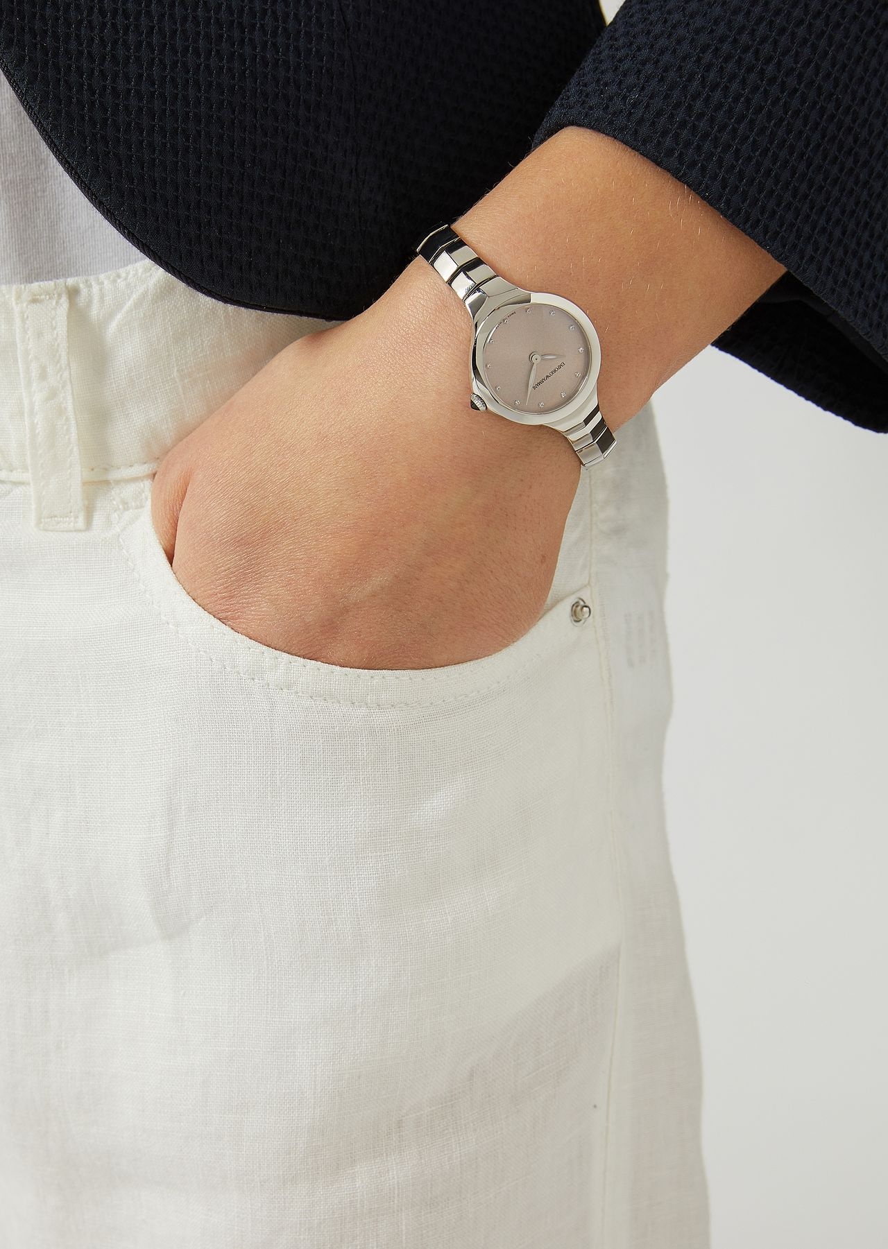 Women's Swiss Made Fluid Deco Two-Hand Watch - 6