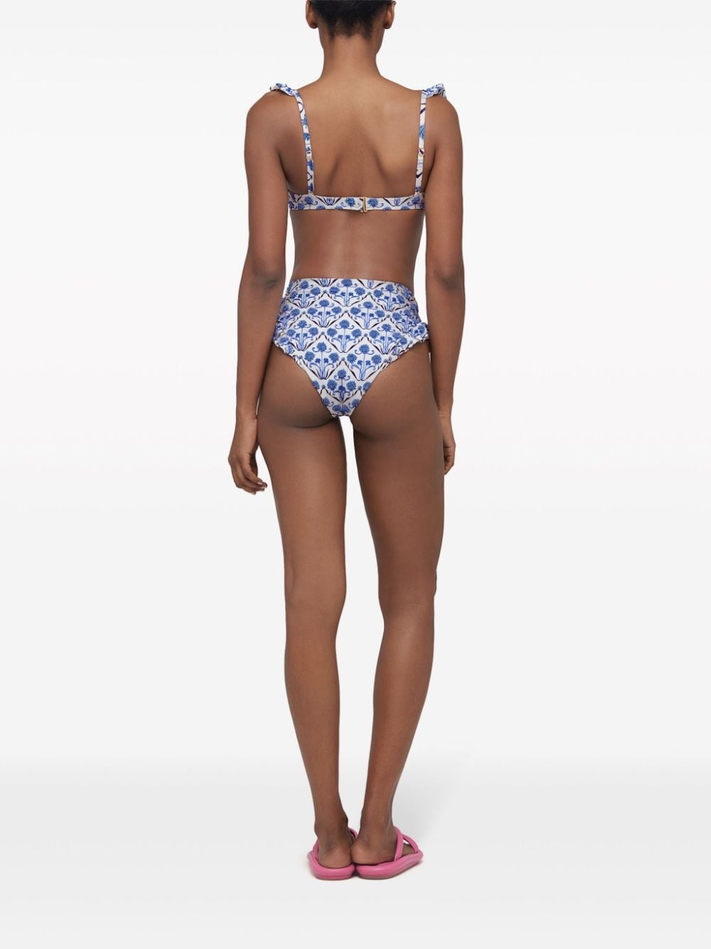 Jengibre Ventura floral-embroidered bikini bottom - 4