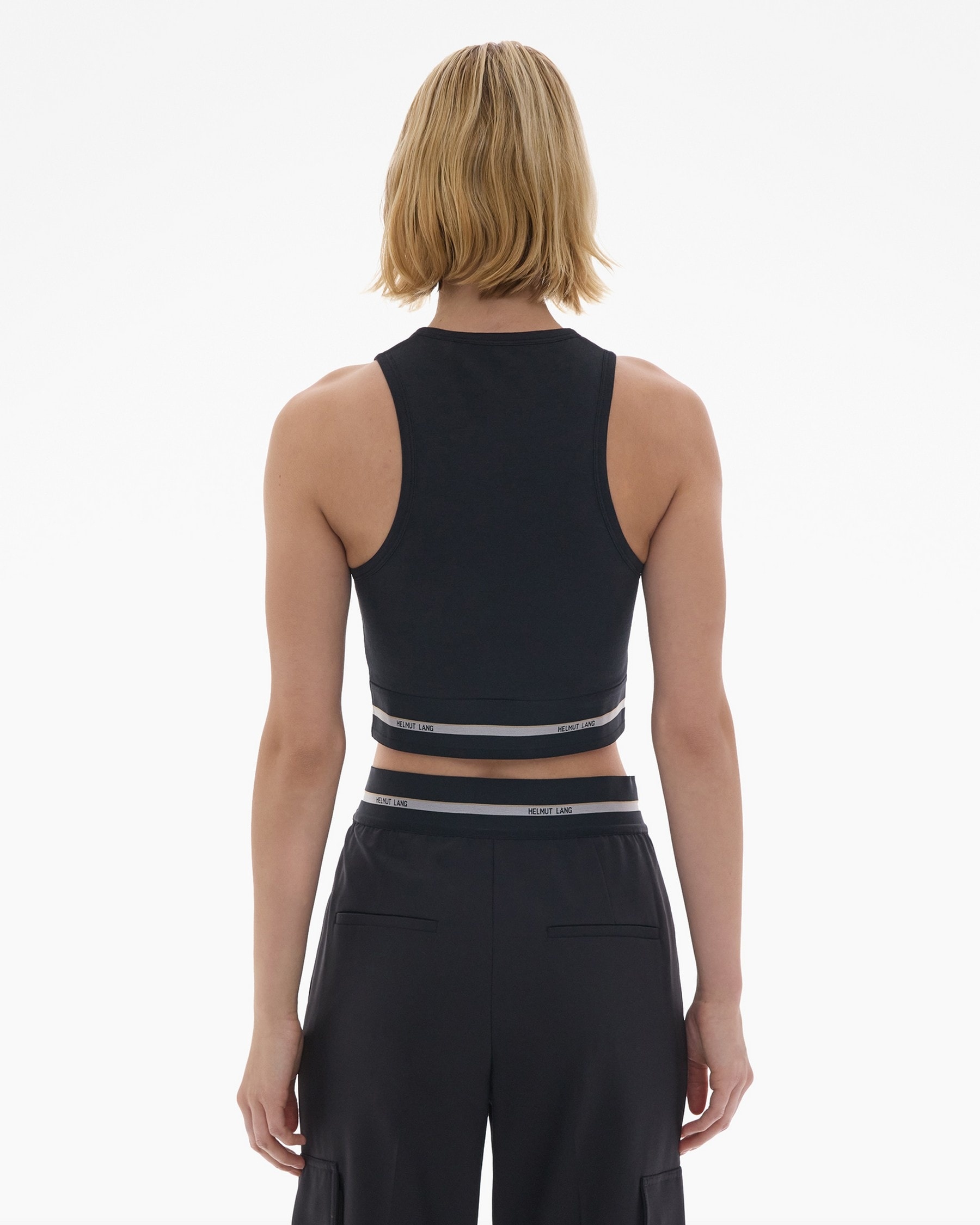 CROPPED LOGO TANK TOP - 4