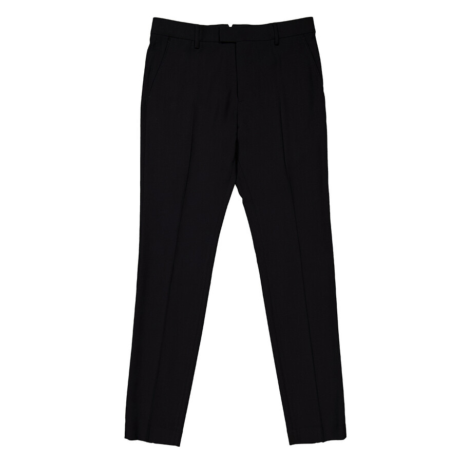 Ami Paris Men's Black Cigarette Tapered Trousers - 5