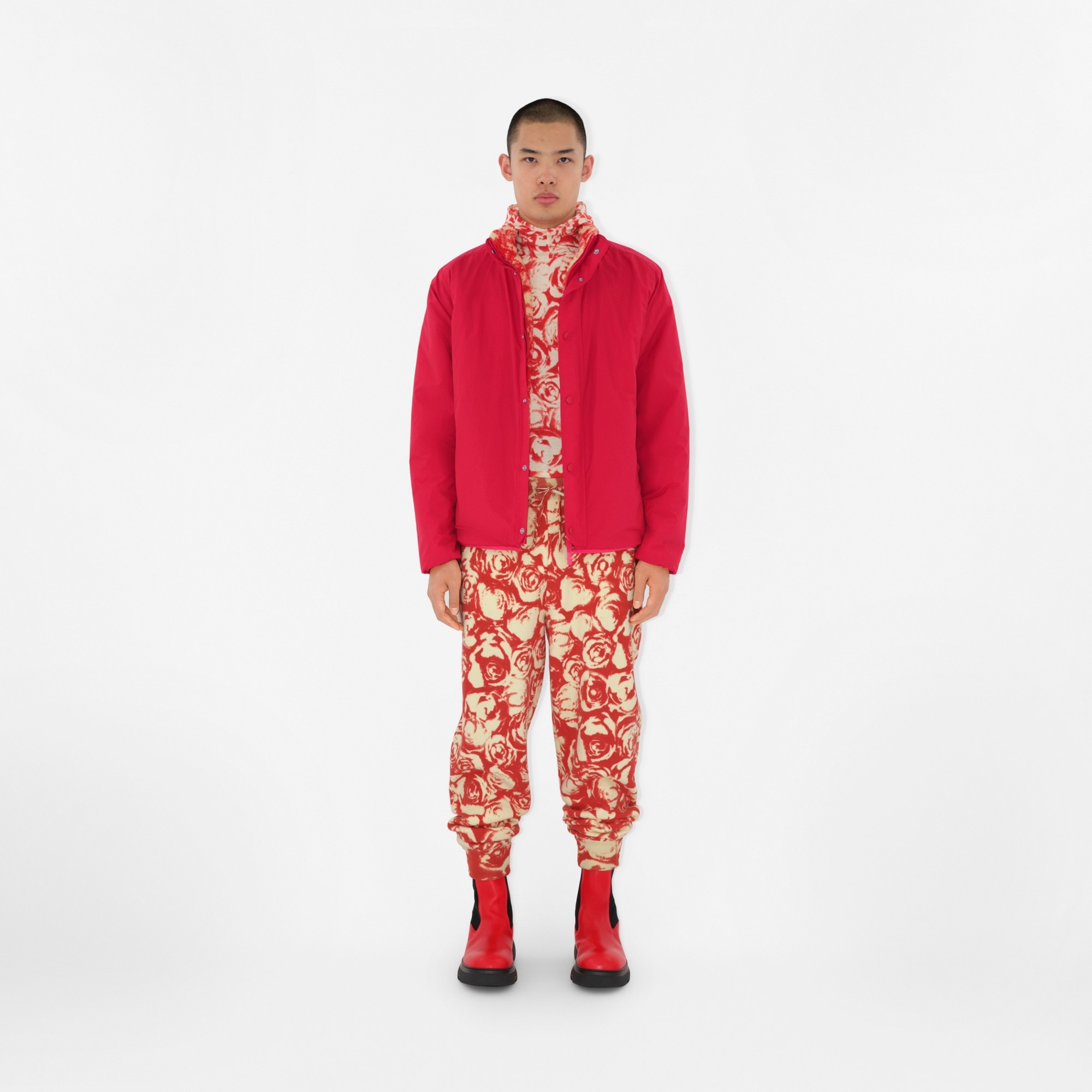 Rose Wool Jogging Pants - 2
