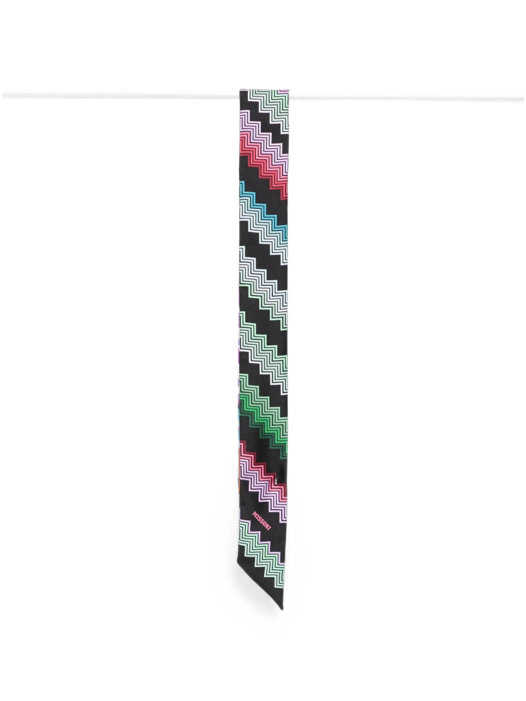 Missoni Zigzag-print Skinny Scarf - 1