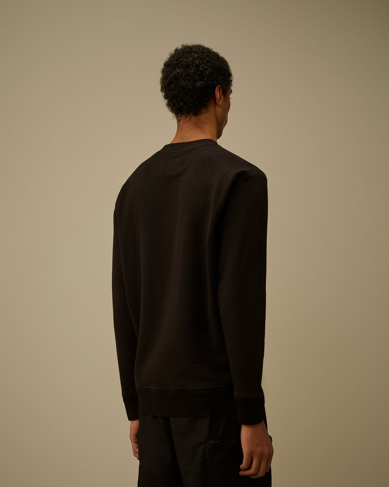 Diagonal Raised Fleece Crewneck Sweatshirt 4