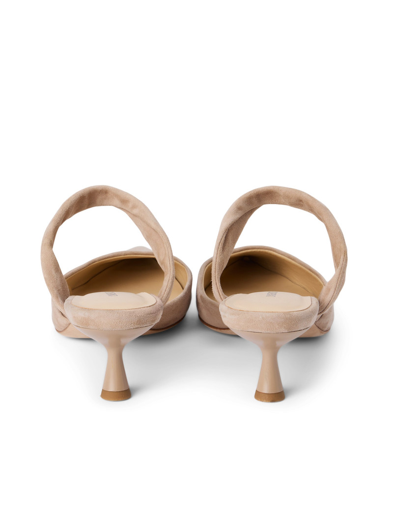 Chloe Heeled Suede Mule 6