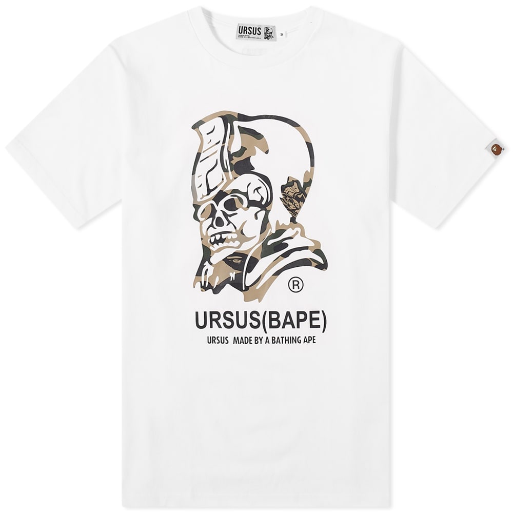 A Bathing Ape Ursus Camo Trademark Tee - 1