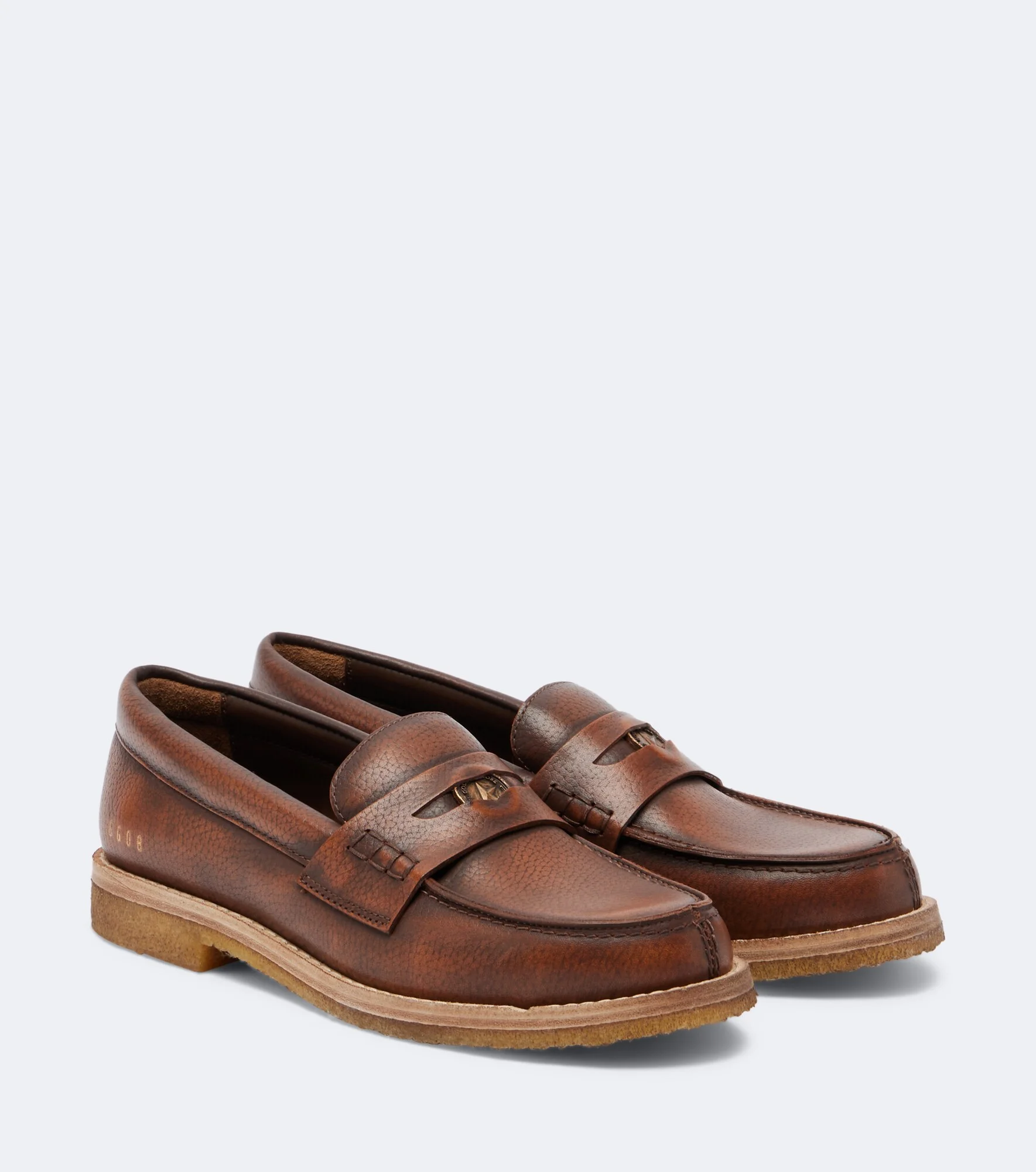 Jerry leather penny loafers - 1