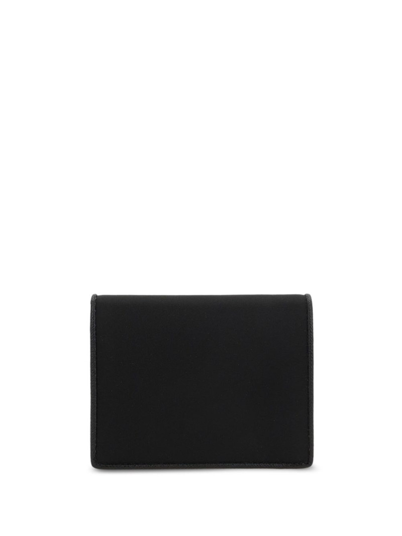 Prada triangle logo bi-fold wallet outlook