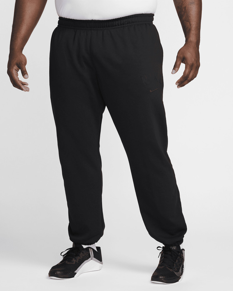 Nike Swoosh Men's Dri-FIT Fleece Fitness Joggers 8