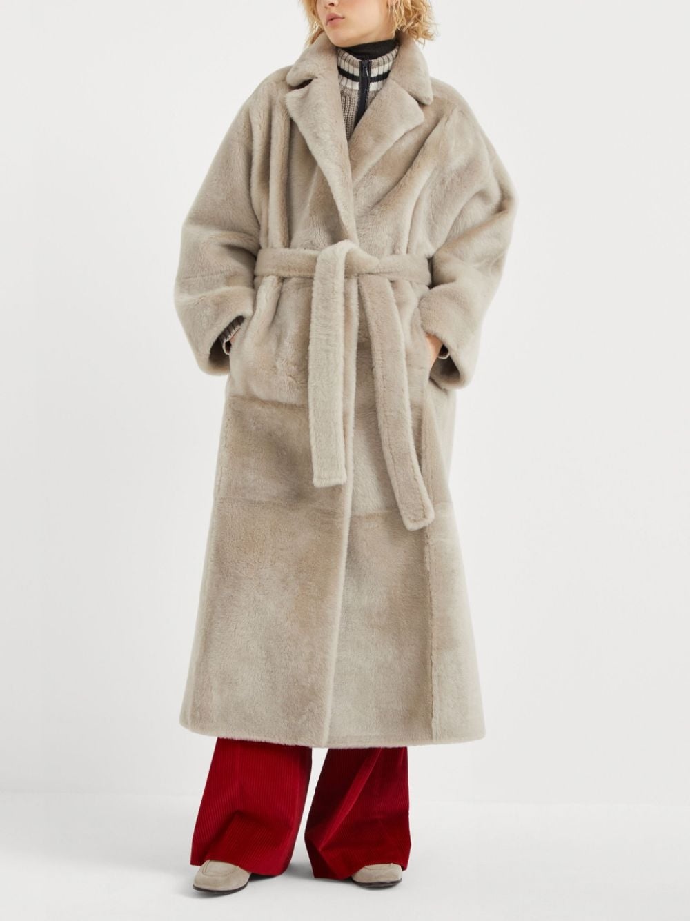shearling coat - 3