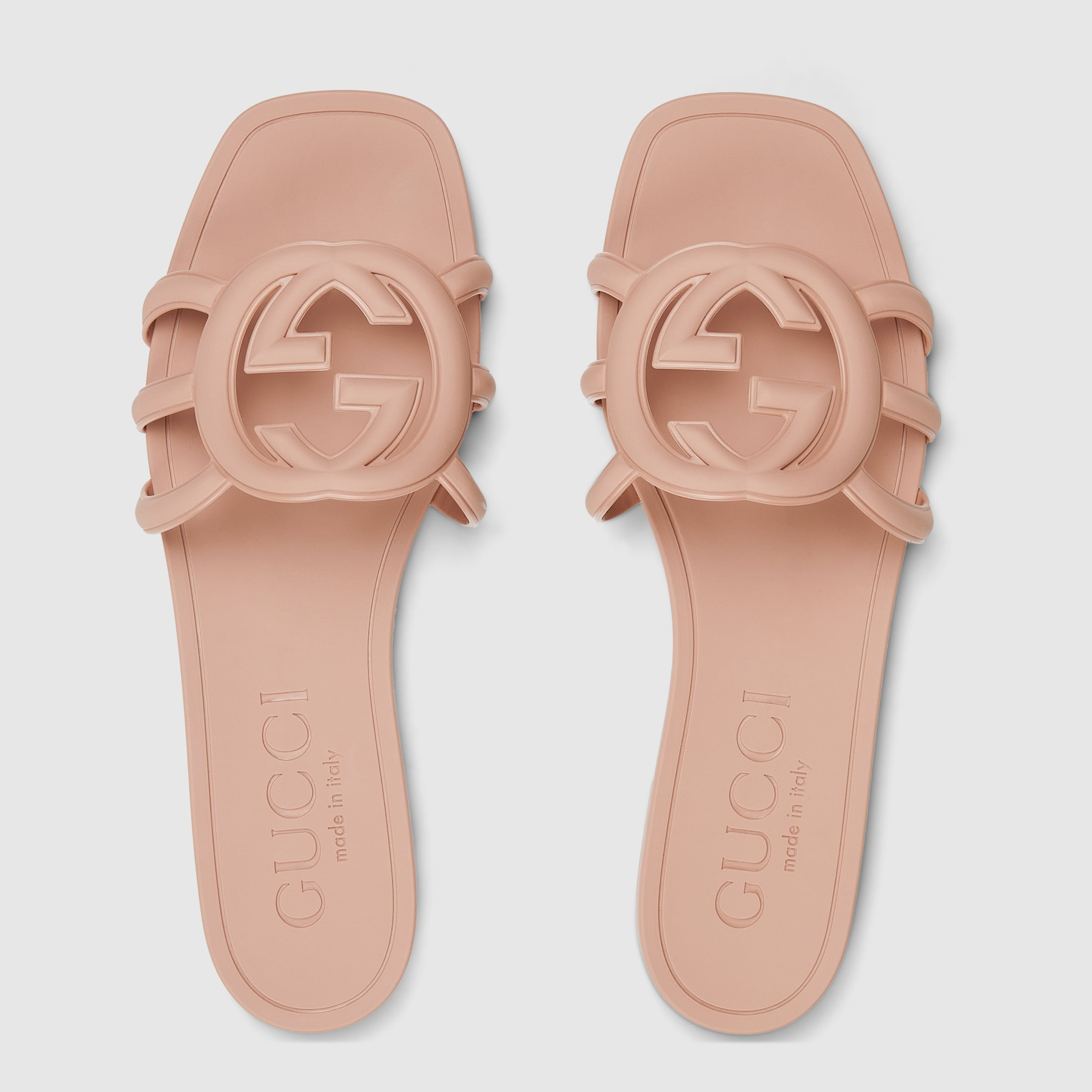 Women's Interlocking G slide sandal - 5