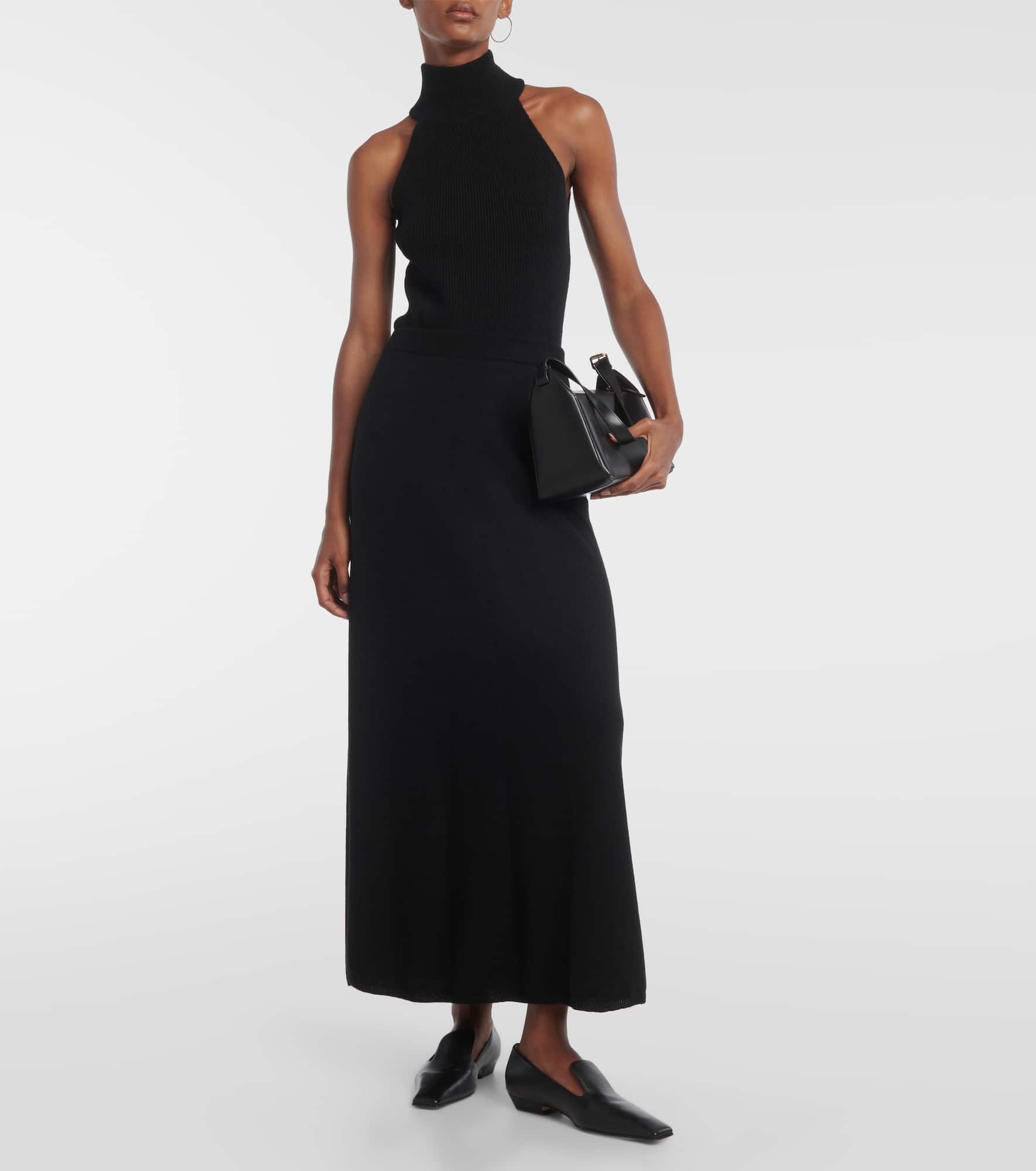 Freya turtleneck cashmere tank top - 2